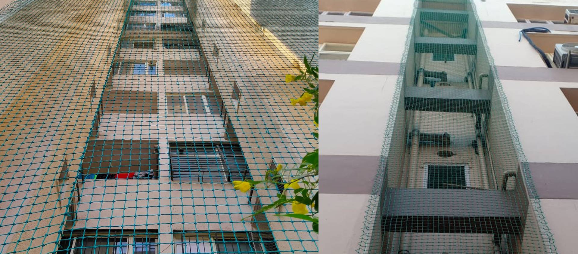 Duct Area Bird Nets Installation in Hyderabad